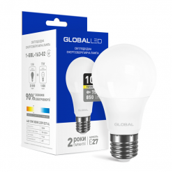 LED лампа GLOBAL A60 10W теплый свет E27 (1-GBL-163-02)